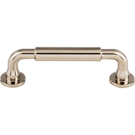 Top Knobs TK822PN: 3-3/4" cc Lily D-Handle Cabinet Pull - Polished Nickel