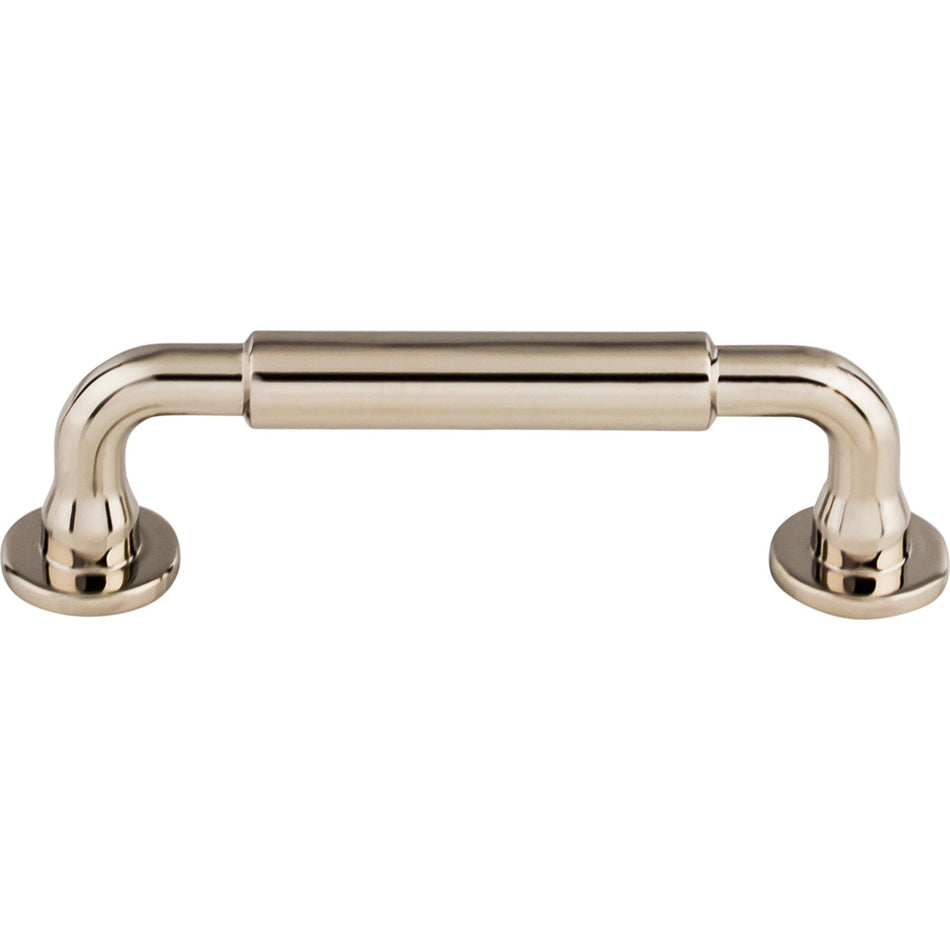 Top Knobs TK822PN: 3-3/4" cc Lily D-Handle Cabinet Pull - Polished Nickel