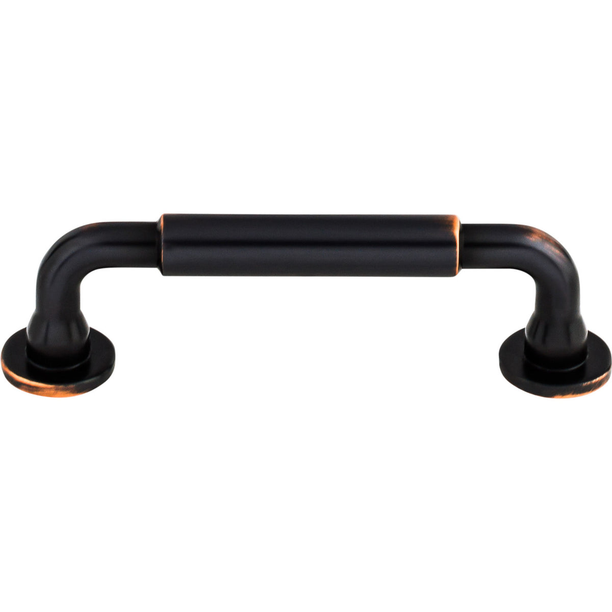 Top Knobs TK822TB: 3-3/4" cc Lily D-Handle Cabinet Pull - Tuscan Bronze