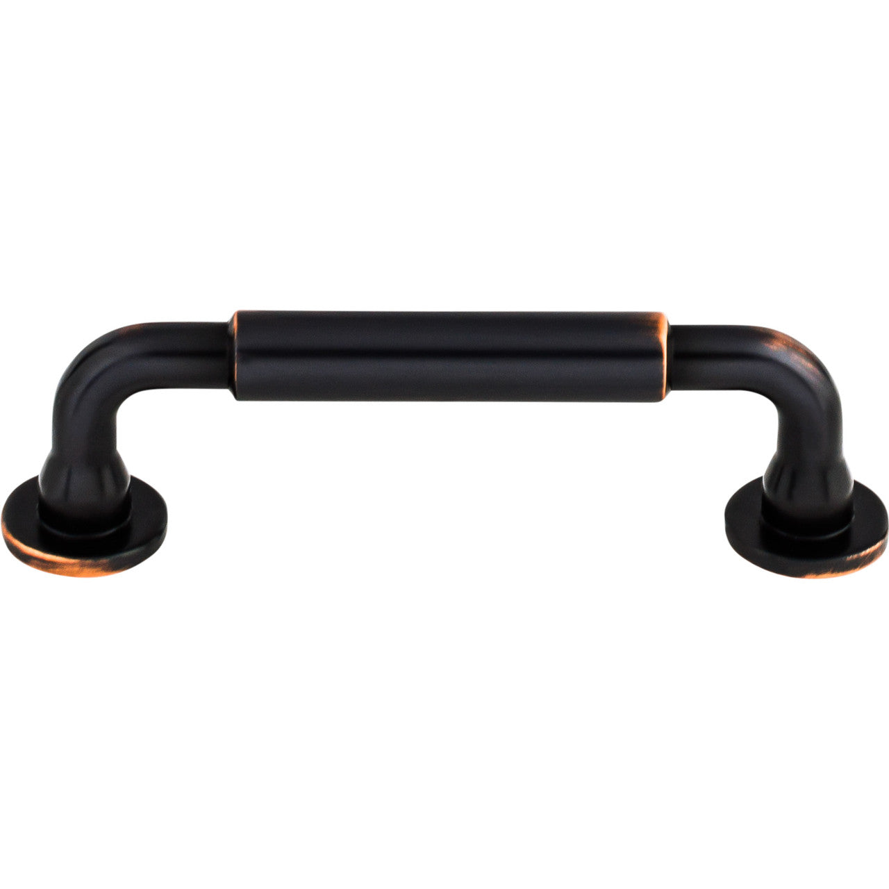 Top Knobs TK822TB: 3-3/4" cc Lily D-Handle Cabinet Pull - Tuscan Bronze