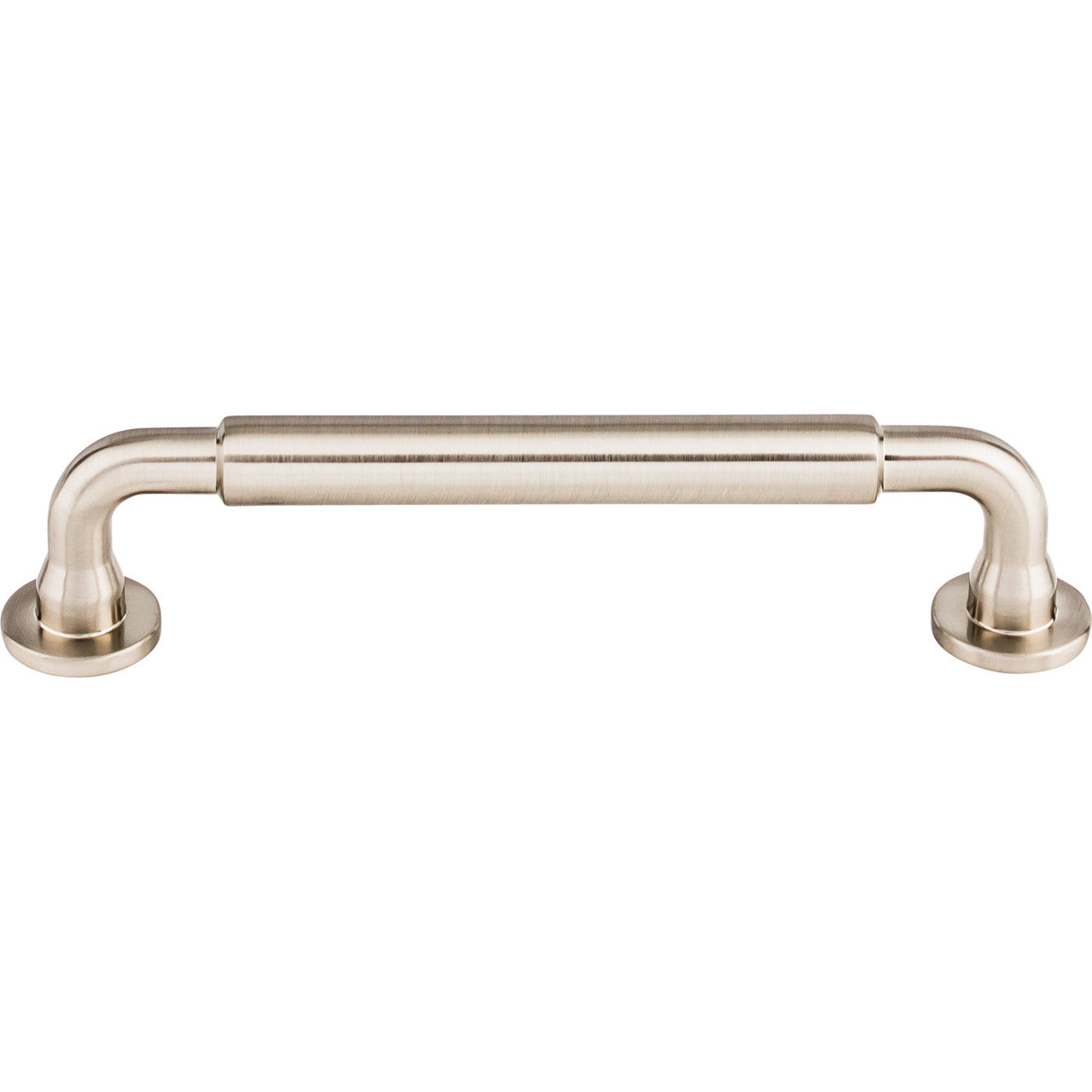 Top Knobs TK823BSN: 5-1/16" cc Lily D-Handle Cabinet Pull - Brushed Satin Nickel
