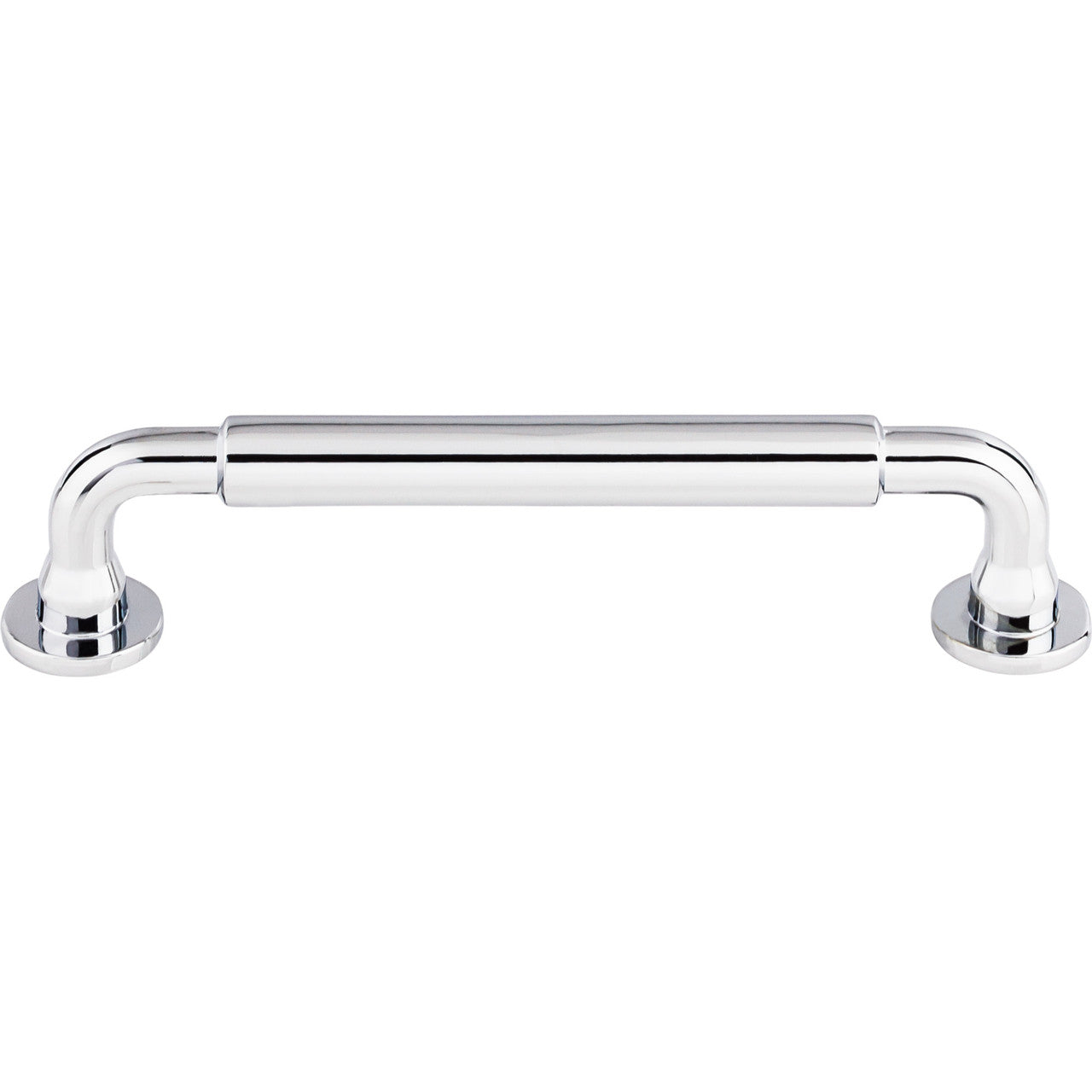 Top Knobs TK823PC: 5-1/16" cc Lily D-Handle Cabinet Pull - Polished Chrome