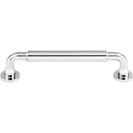 Top Knobs TK823PC: 5-1/16" cc Lily D-Handle Cabinet Pull - Polished Chrome