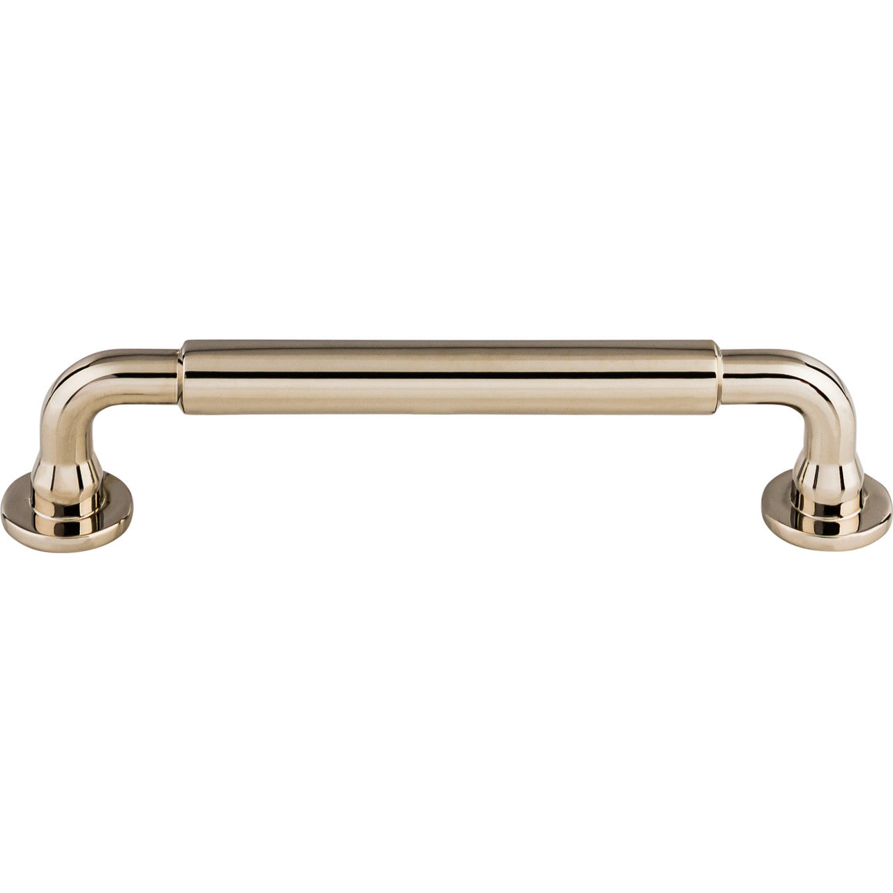 Top Knobs TK823PN: 5-1/16" cc Lily D-Handle Cabinet Pull - Polished Nickel