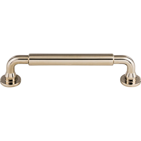 Top Knobs TK823PN: 5-1/16" cc Lily D-Handle Cabinet Pull - Polished Nickel