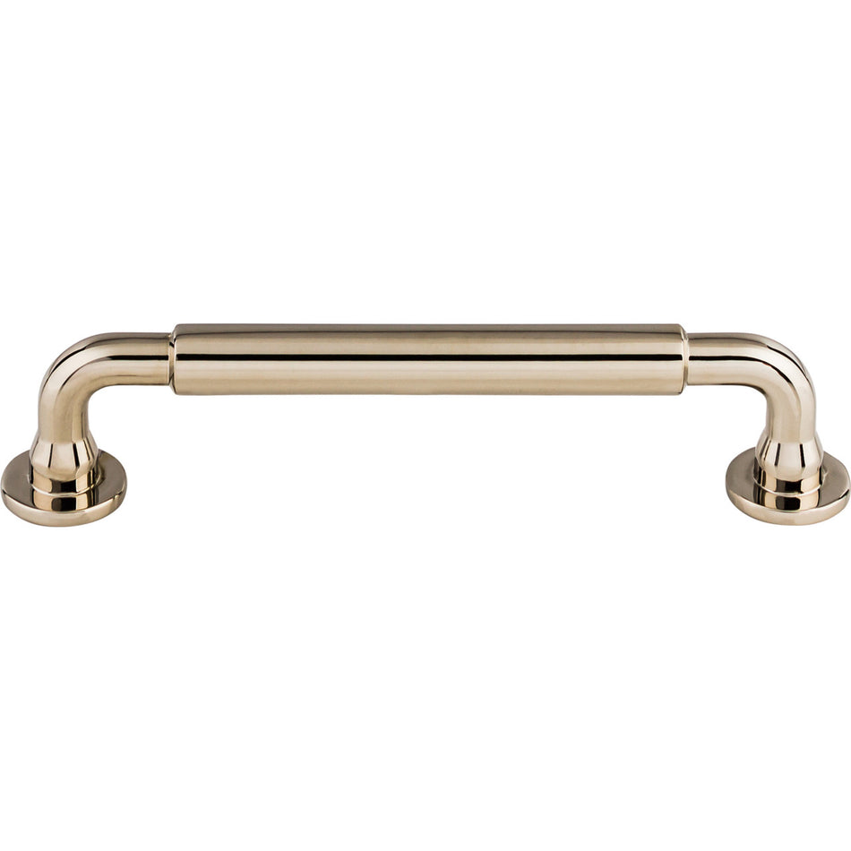 Top Knobs TK823PN: 5-1/16" cc Lily D-Handle Cabinet Pull - Polished Nickel