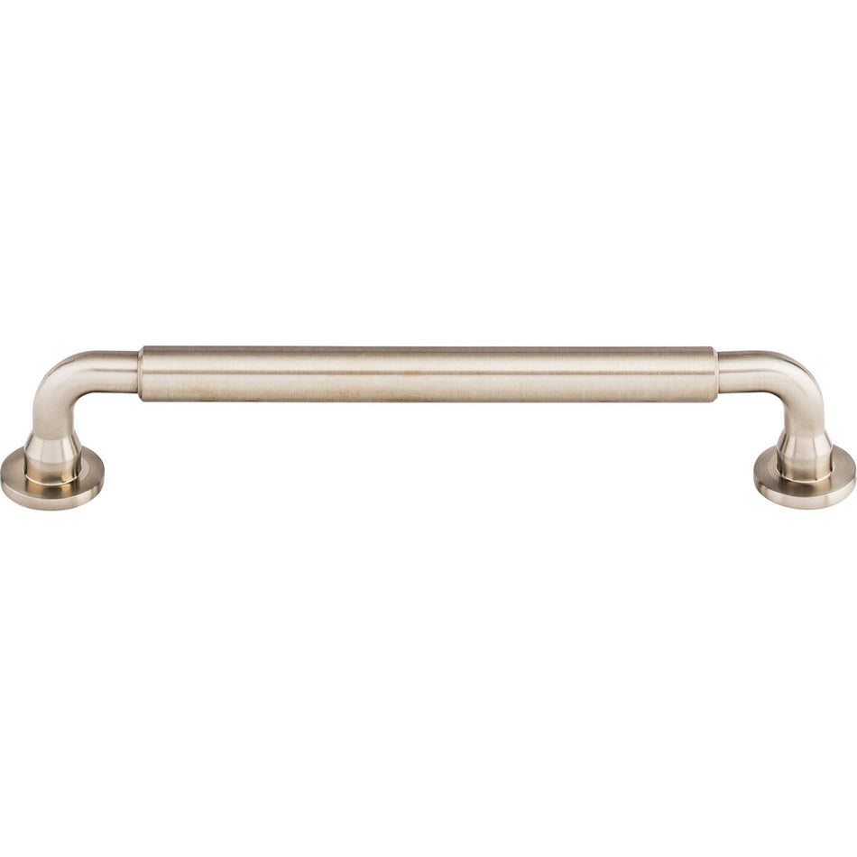 Top Knobs TK824BSN: 6-5/16" cc Lily D-Handle Cabinet Pull - Brushed Satin Nickel