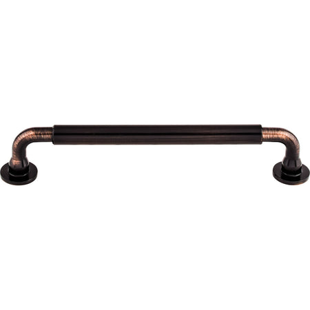 Top Knobs TK824TB: 6-5/16" cc Lily D-Handle Cabinet Pull - Tuscan Bronze