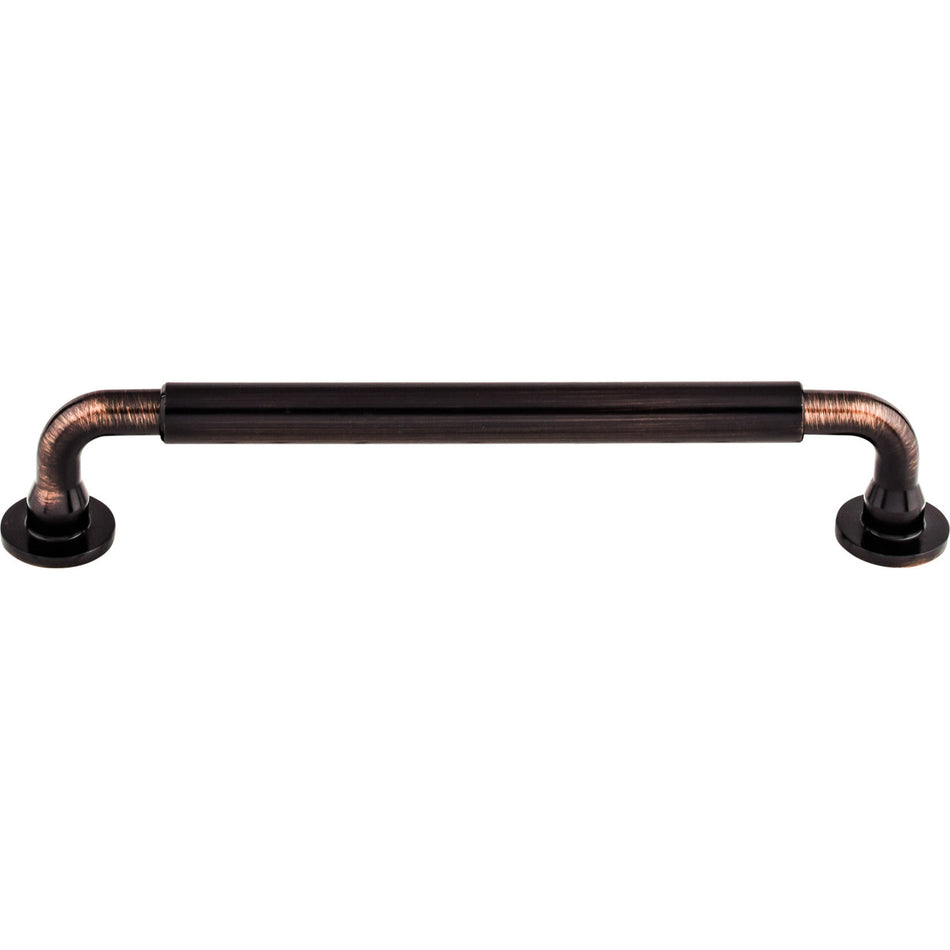 Top Knobs TK824TB: 6-5/16" cc Lily D-Handle Cabinet Pull - Tuscan Bronze