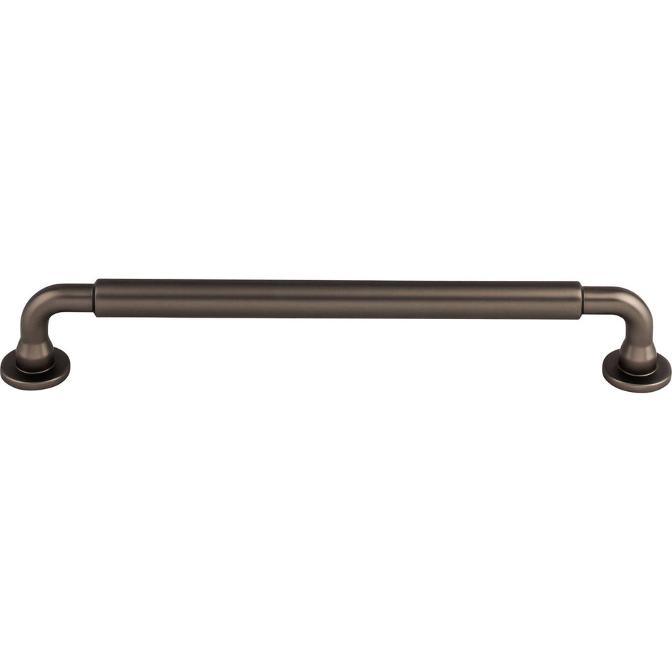 Top Knobs TK825AG: 7-9/16" cc Lily D-Handle Cabinet Pull - Ash Gray