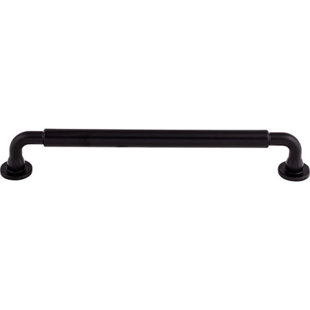 Top Knobs TK825BLK: 7-9/16" cc Lily D-Handle Cabinet Pull - Flat Black