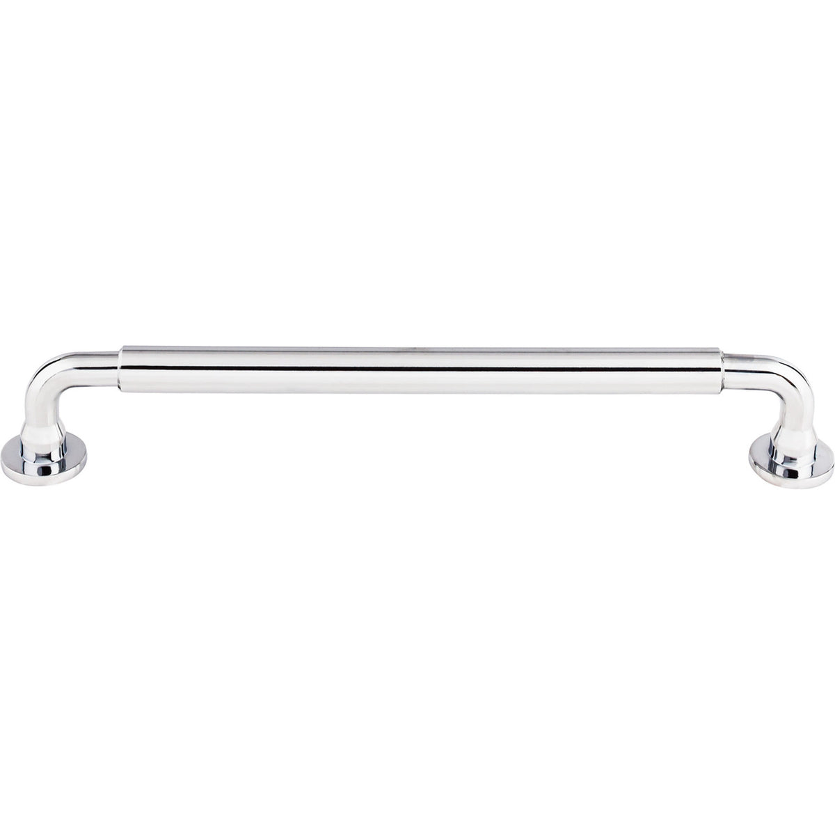 Top Knobs TK825PC: 7-9/16" cc Lily D-Handle Cabinet Pull - Polished Chrome