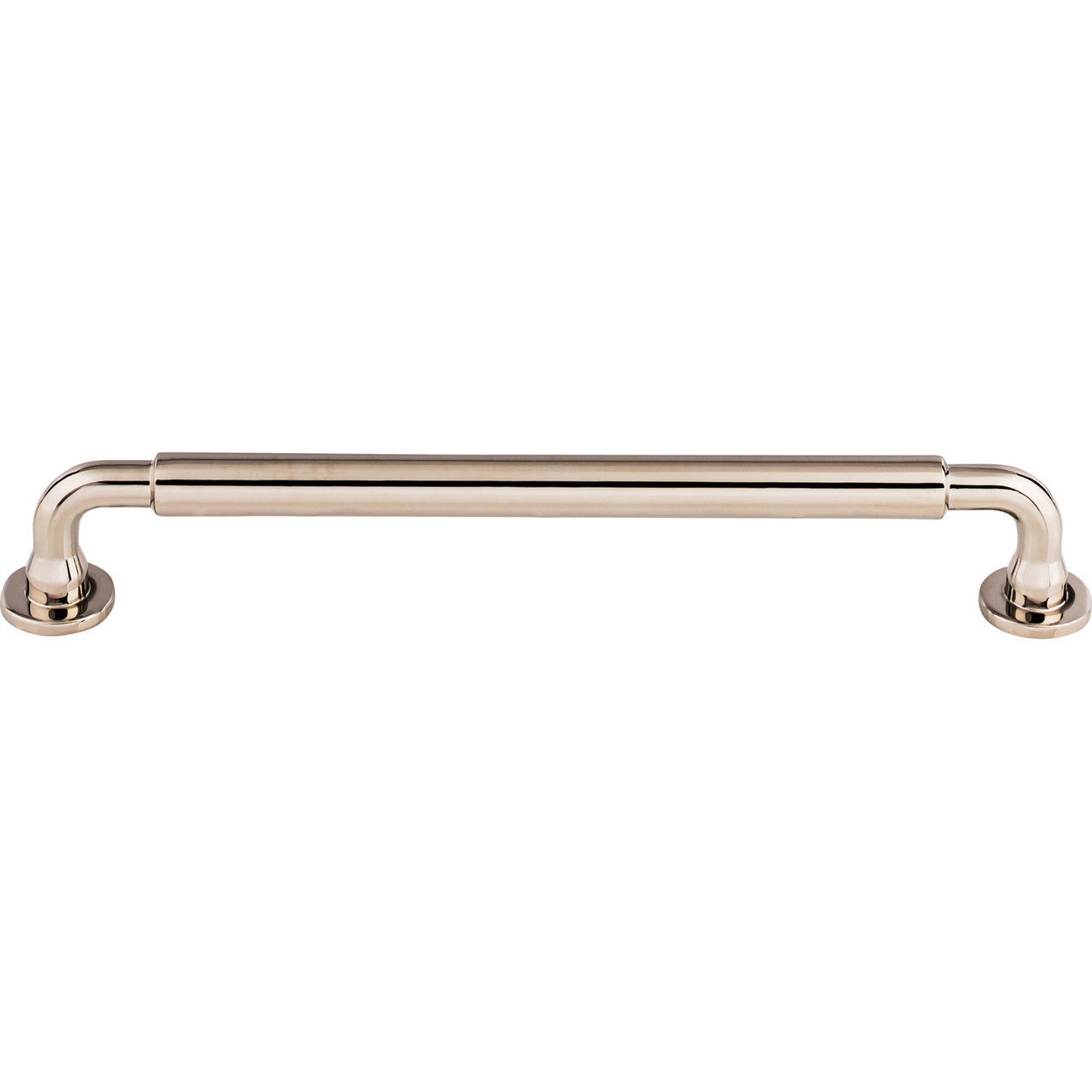 Top Knobs TK825PN: 7-9/16" cc Lily D-Handle Cabinet Pull - Polished Nickel