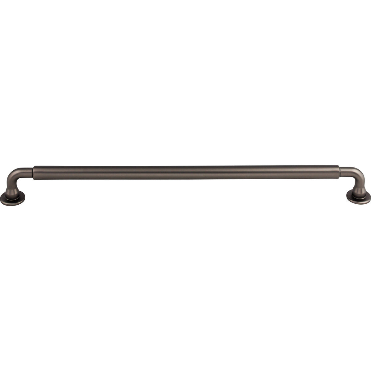 Top Knobs TK827AG: 12" cc Lily D-Handle Cabinet Pull - Ash Gray