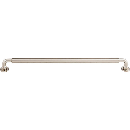 Top Knobs TK827BSN: 12" cc Lily D-Handle Cabinet Pull - Brushed Satin Nickel