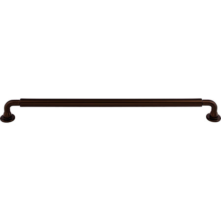 Top Knobs TK827ORB: 12" cc Lily D-Handle Cabinet Pull - Oil Rubbed Bronze
