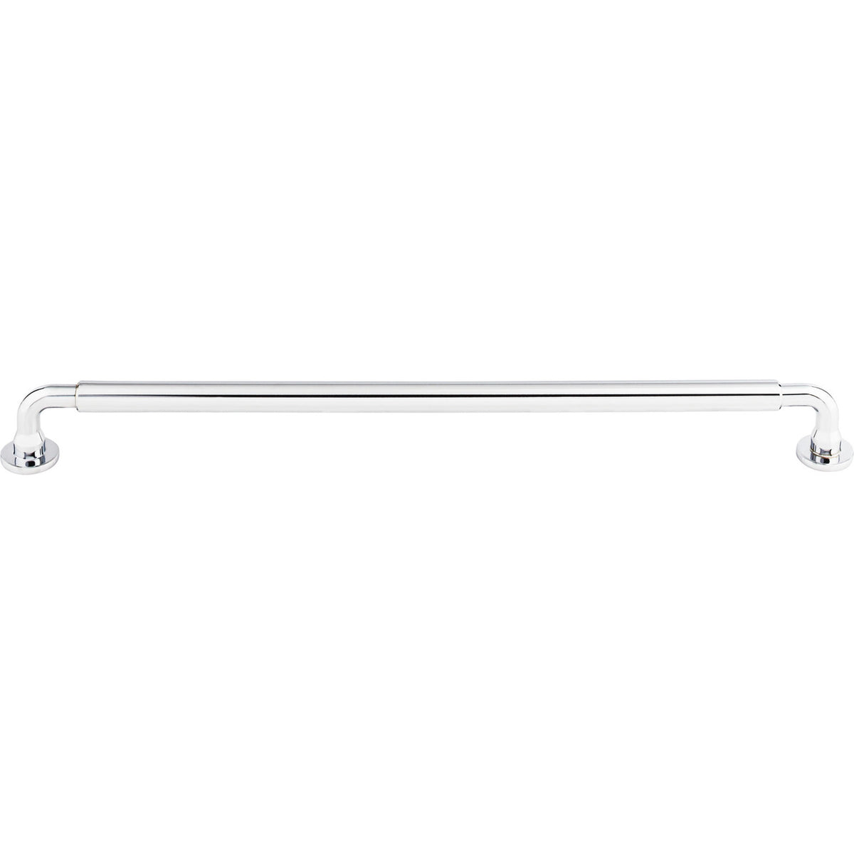 Top Knobs TK827PC: 12" cc Lily D-Handle Cabinet Pull - Polished Chrome