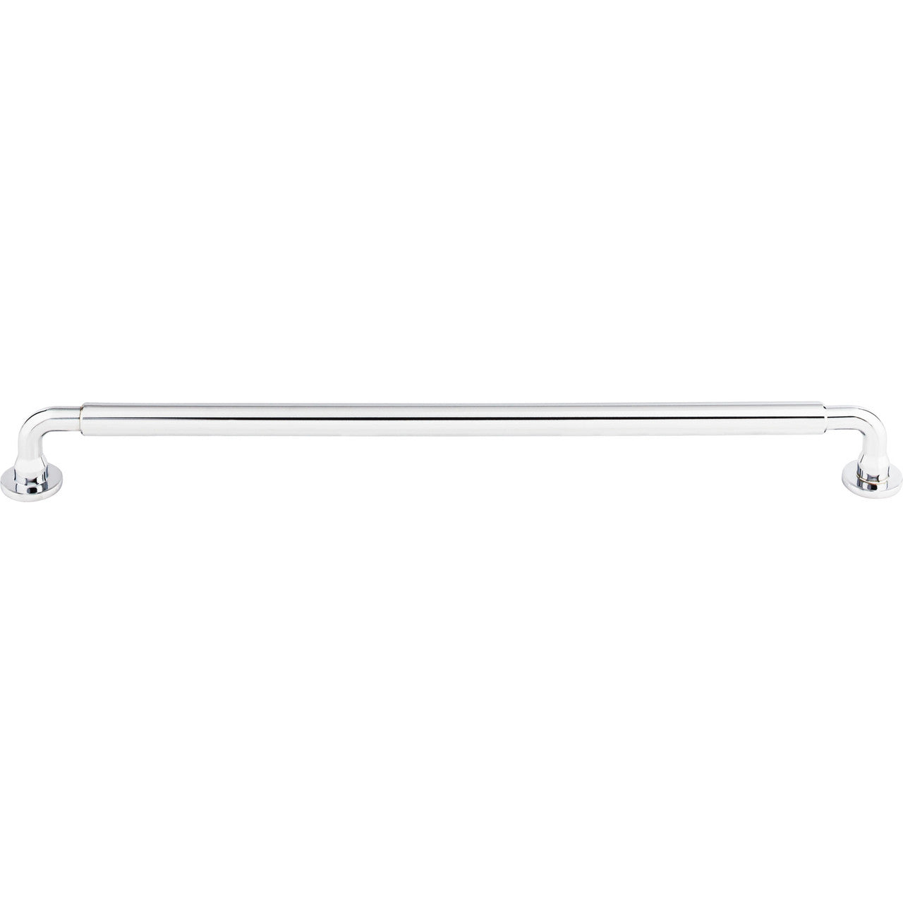 Top Knobs TK827PC: 12" cc Lily D-Handle Cabinet Pull - Polished Chrome