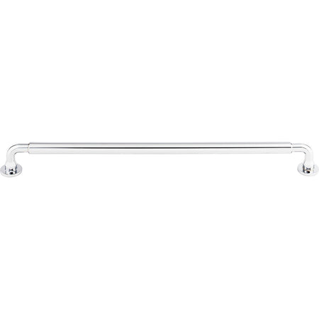 Top Knobs TK827PC: 12" cc Lily D-Handle Cabinet Pull - Polished Chrome