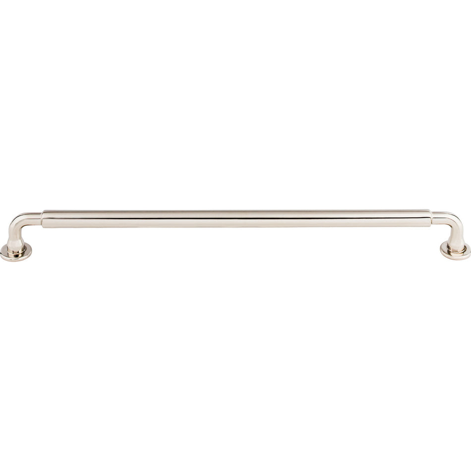 Top Knobs TK827PN: 12" cc Lily D-Handle Cabinet Pull - Polished Nickel