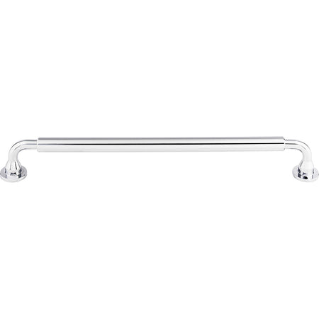 Top Knobs TK828PC: 12" cc Lily D-Handle Appliance Pull - Polished Chrome