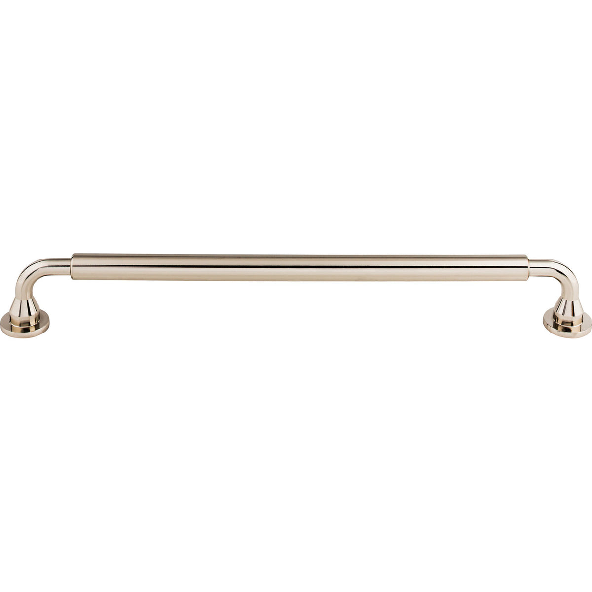 Top Knobs TK828PN: 12" cc Lily D-Handle Appliance Pull - Polished Nickel
