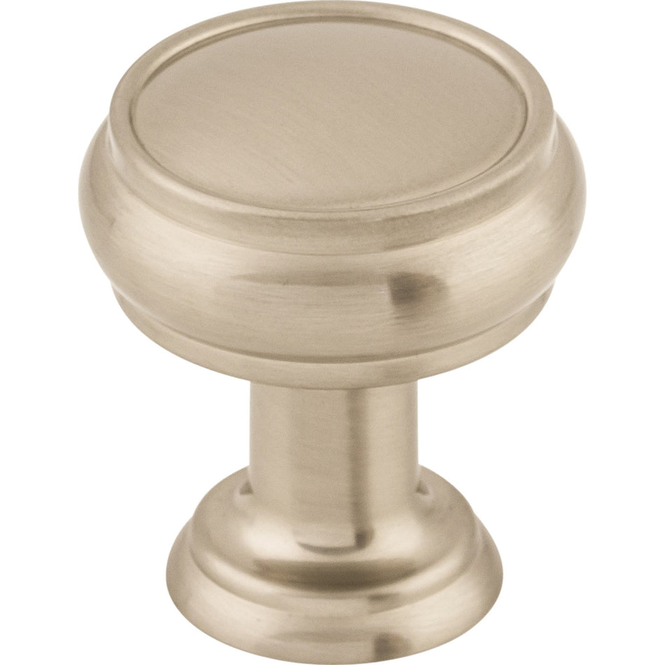 Top Knobs TK830BSN: 1" Eden Round Cabinet Knob - Brushed Satin Nickel