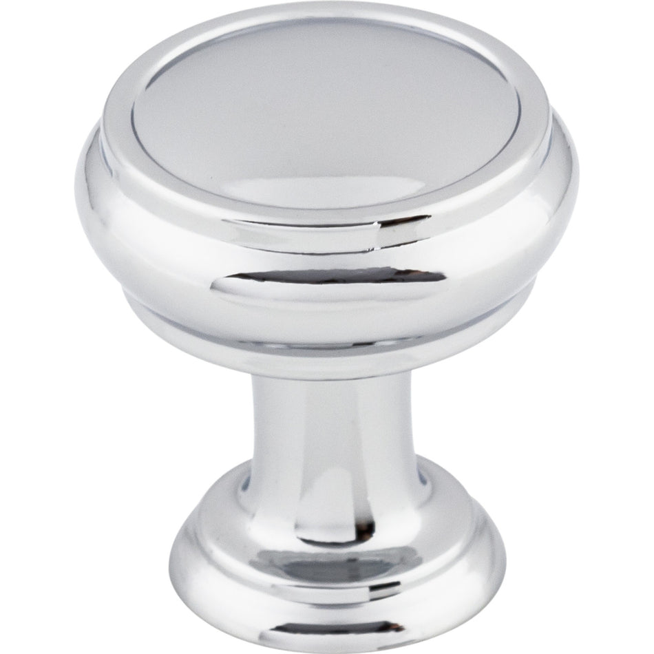 Top Knobs TK830PC: 1" Eden Round Cabinet Knob - Polished Chrome