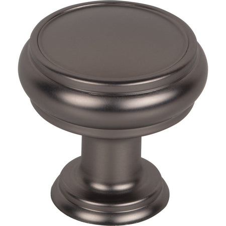 Top Knobs TK831AG: 1-3/16" Eden Round Cabinet Knob - Ash Gray