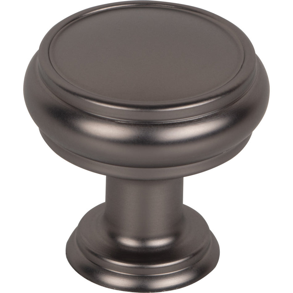 Top Knobs TK831AG: 1-3/16" Eden Round Cabinet Knob - Ash Gray