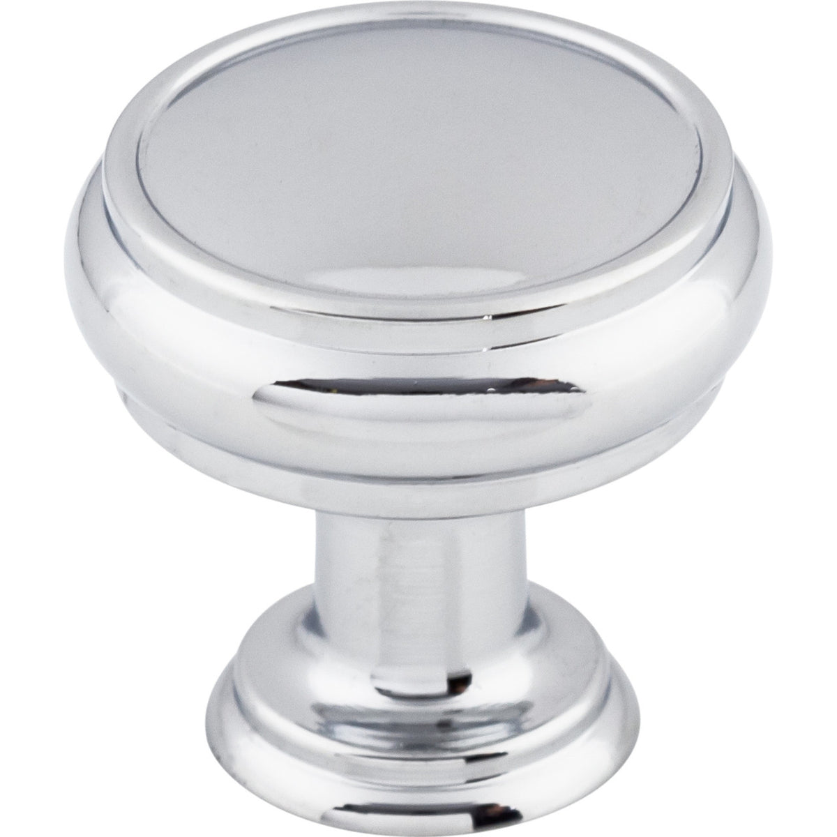 Top Knobs TK831PC: 1-3/16" Eden Round Cabinet Knob - Polished Chrome