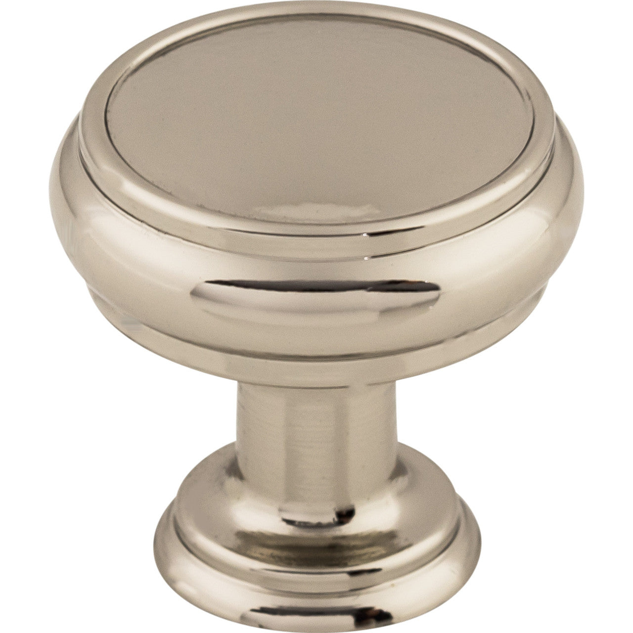 Top Knobs TK831PN: 1-3/16" Eden Round Cabinet Knob - Polished Nickel