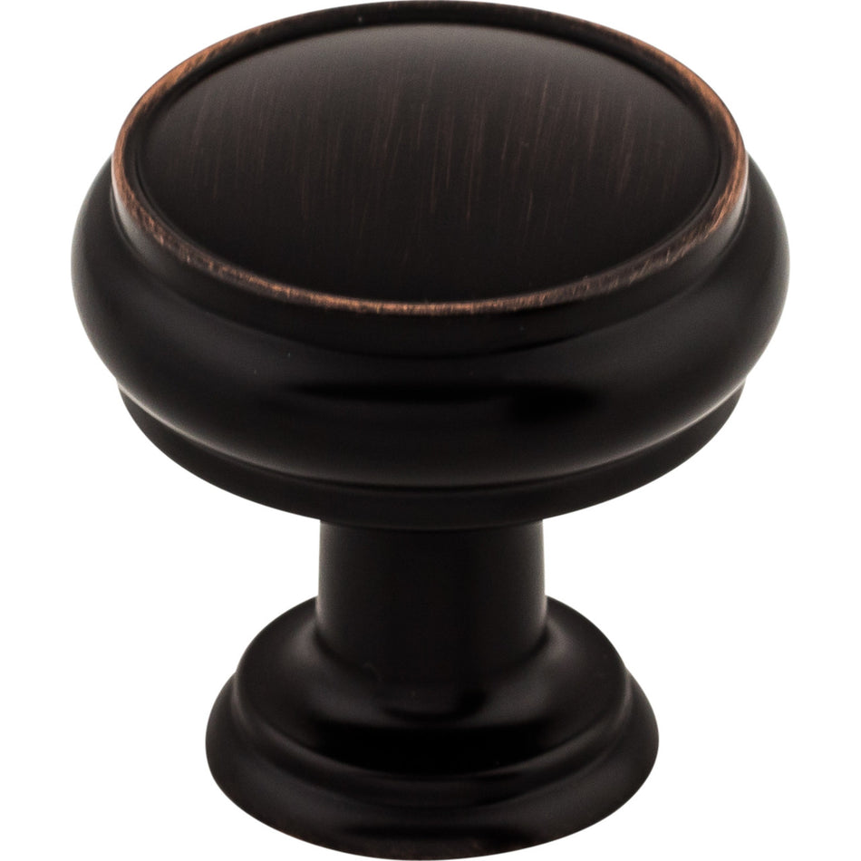 Top Knobs TK831TB: 1-3/16" Eden Round Cabinet Knob - Tuscan Bronze