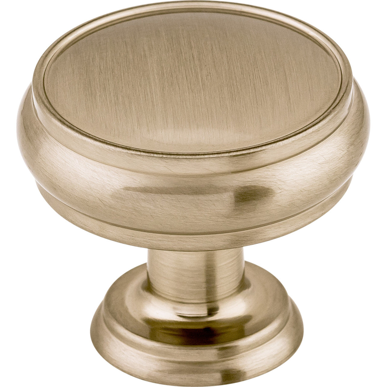 Top Knobs TK832BSN: 1-3/8" Eden Round Cabinet Knob - Brushed Satin Nickel