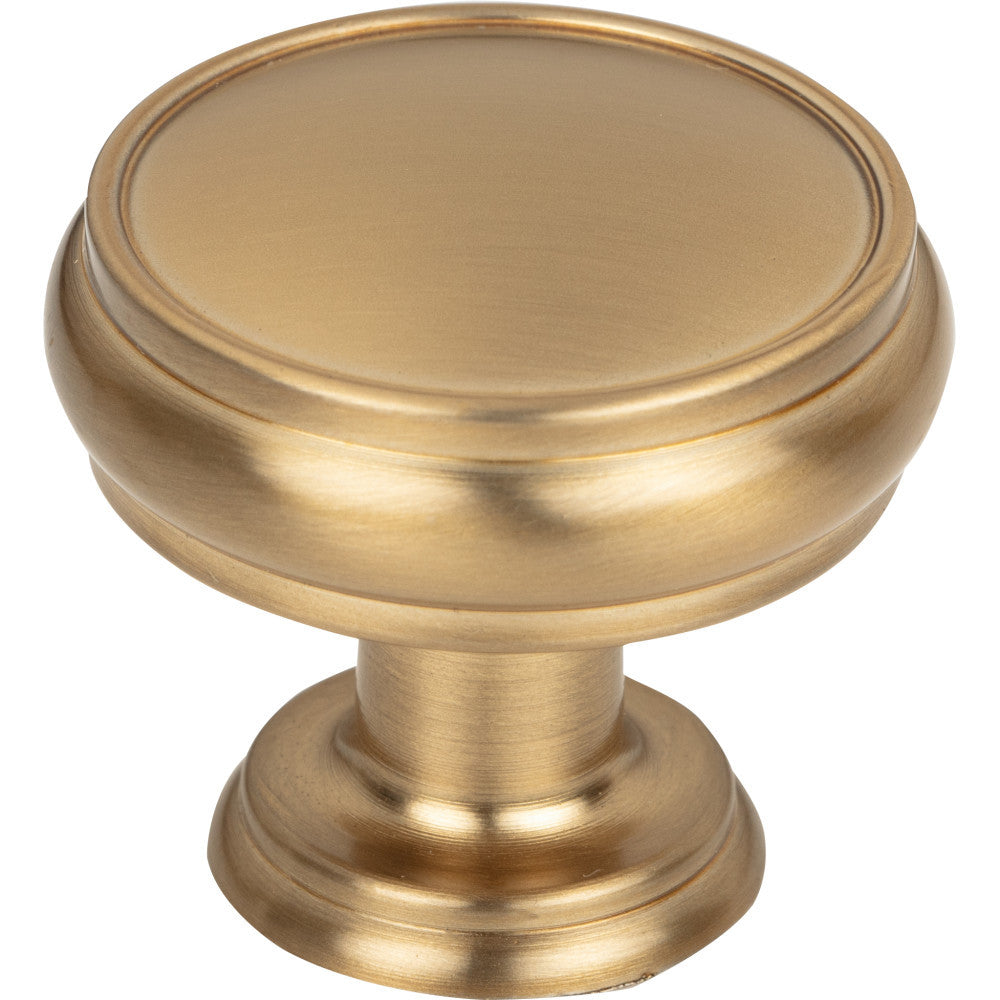 Top Knobs TK832HB: 1-3/8" Eden Round Cabinet Knob - Honey Bronze