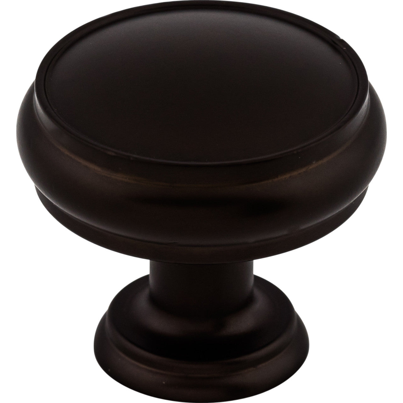 Top Knobs TK832ORB: 1-3/8" Eden Round Cabinet Knob - Oil Rubbed Bronze