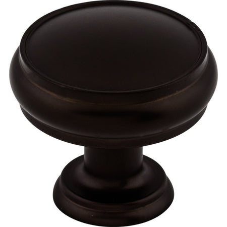 Top Knobs TK832ORB: 1-3/8" Eden Round Cabinet Knob - Oil Rubbed Bronze