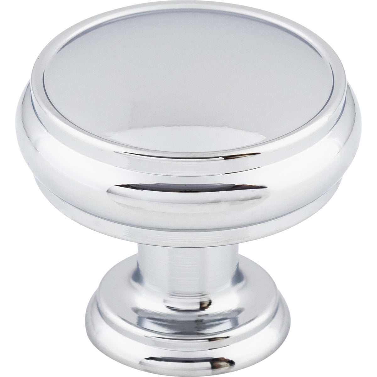 Top Knobs TK832PC: 1-3/8" Eden Round Cabinet Knob - Polished Chrome