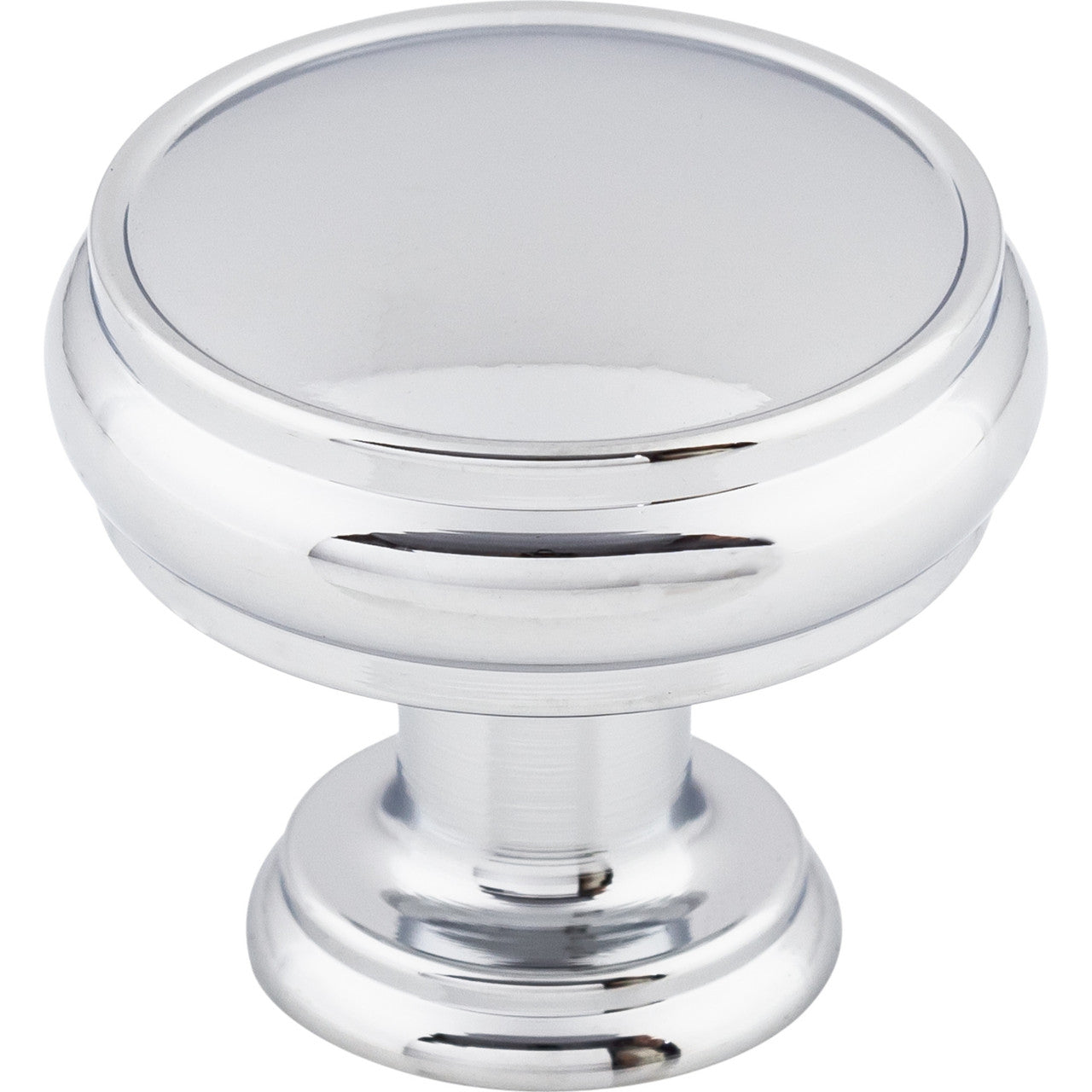 Top Knobs TK832PC: 1-3/8" Eden Round Cabinet Knob - Polished Chrome