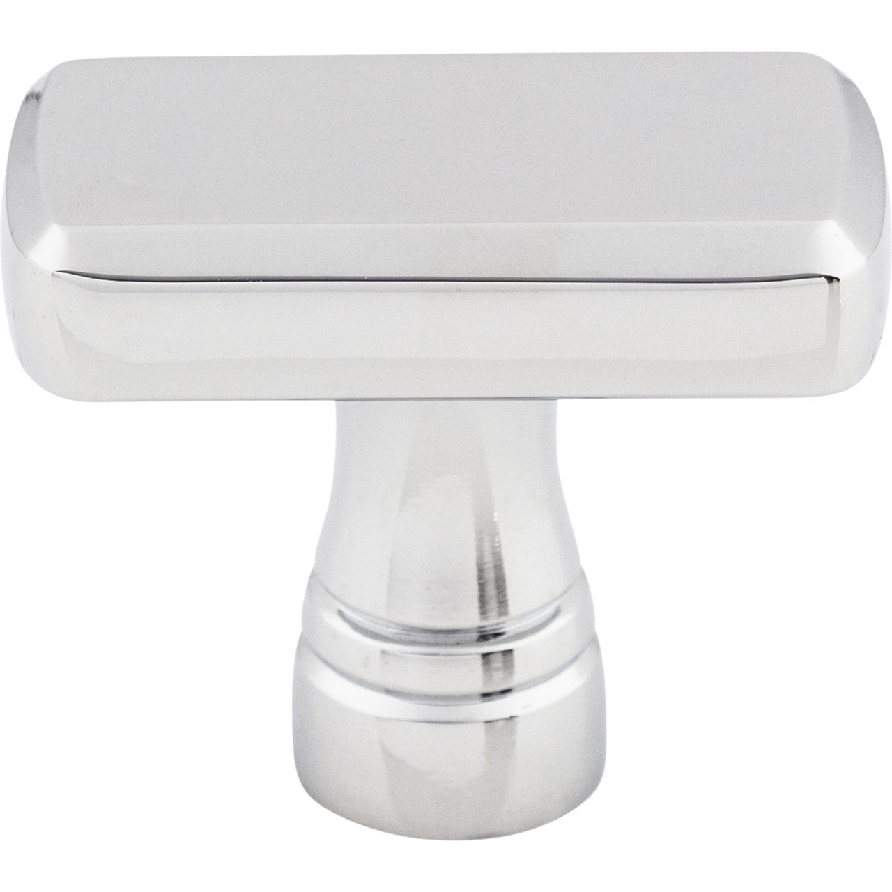 Top Knobs TK850PC: 1-3/8" Kingsbridge T-Bar Cabinet Knob - Polished Chrome