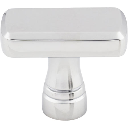 Top Knobs TK850PC: 1-3/8" Kingsbridge T-Bar Cabinet Knob - Polished Chrome