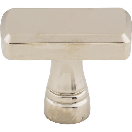 Top Knobs TK850PN: 1-3/8" Kingsbridge T-Bar Cabinet Knob - Polished Nickel