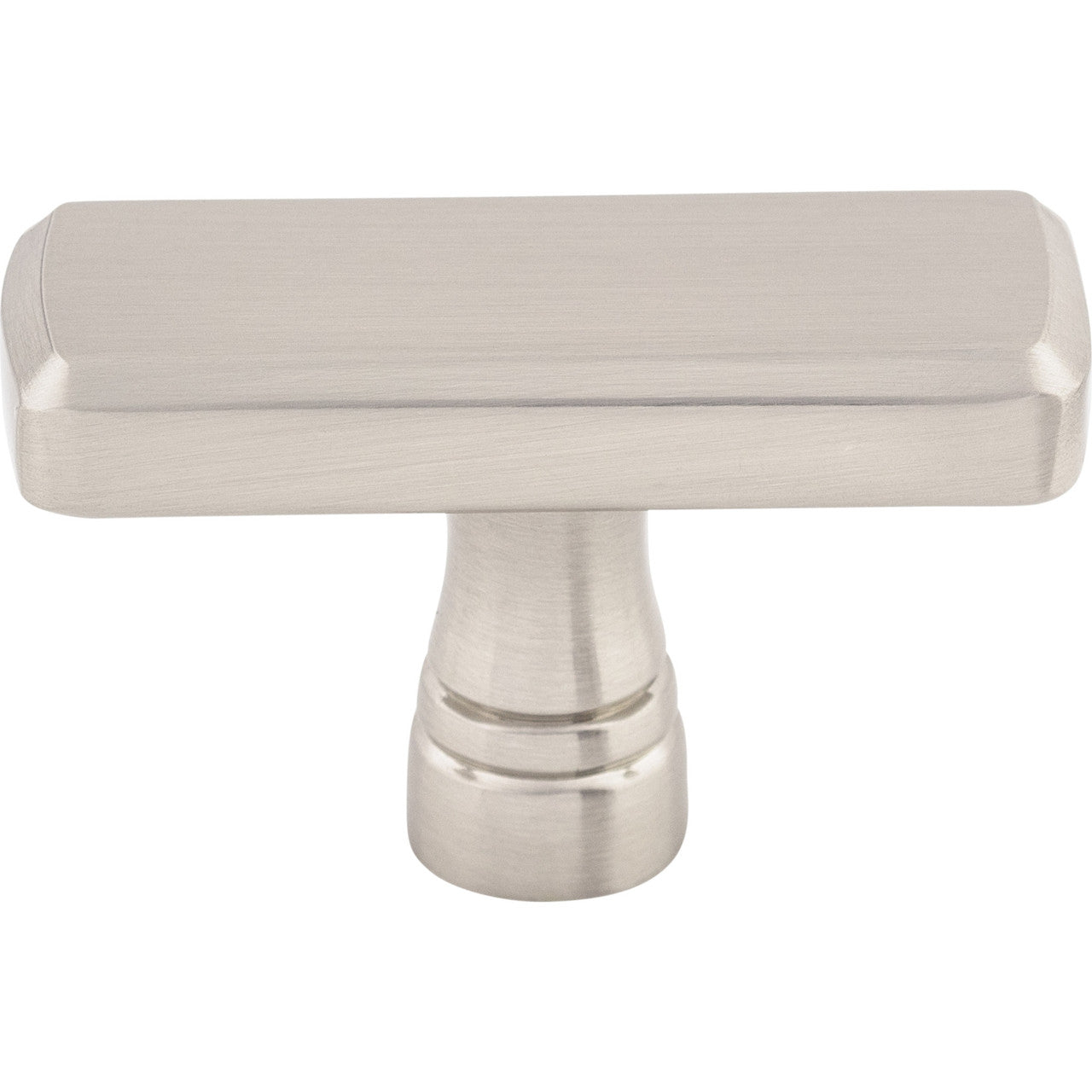 Top Knobs TK851BSN: 1-7/8" Kingsbridge T-Bar Cabinet Knob - Brushed Satin Nickel