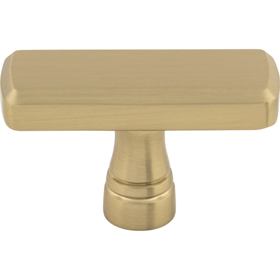 Top Knobs TK851HB: 1-7/8" Kingsbridge T-Bar Cabinet Knob - Honey Bronze