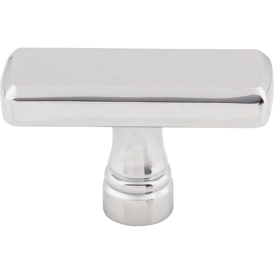 Top Knobs TK851PC: 1-7/8" Kingsbridge T-Bar Cabinet Knob - Polished Chrome