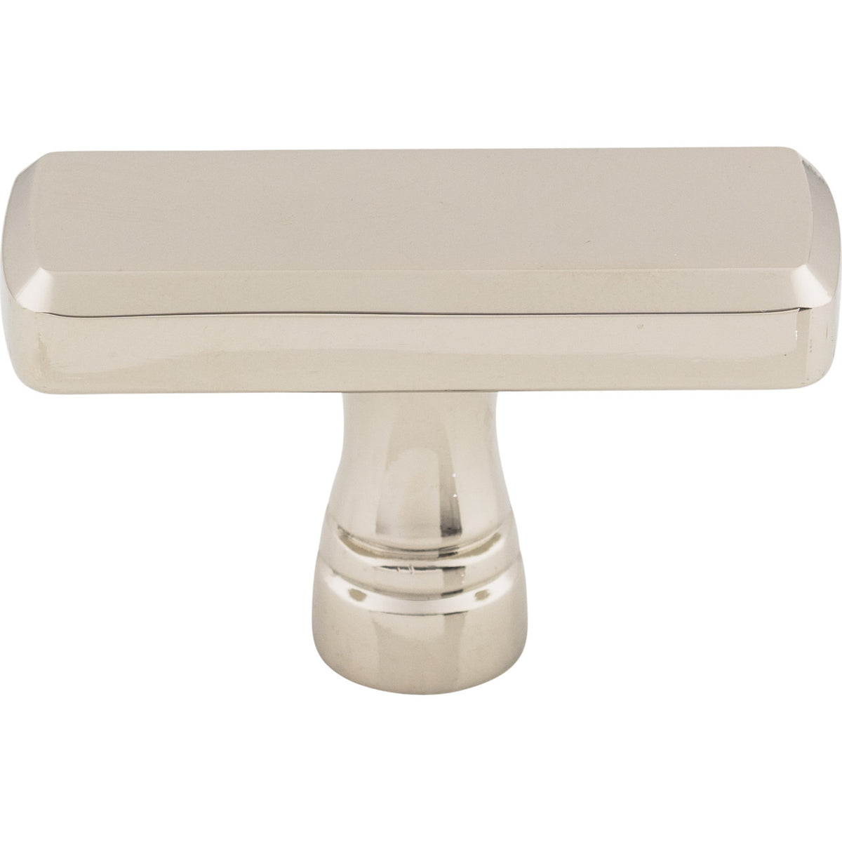 Top Knobs TK851PN: 1-7/8" Kingsbridge T-Bar Cabinet Knob - Polished Nickel