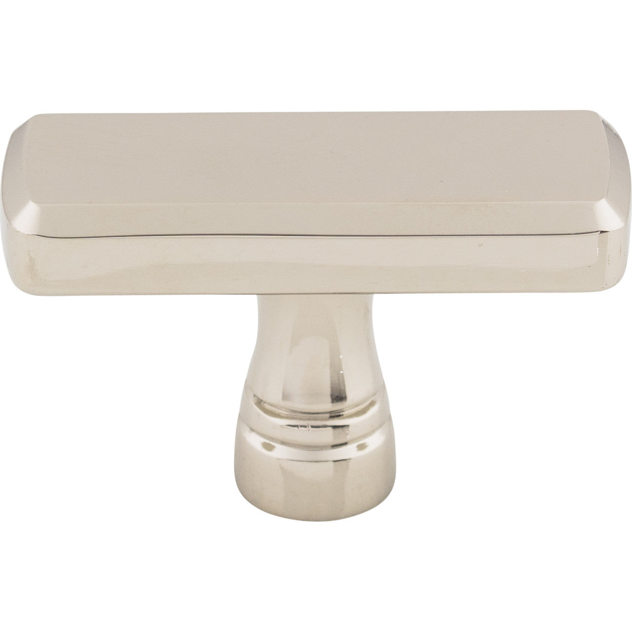 Top Knobs TK851PN: 1-7/8" Kingsbridge T-Bar Cabinet Knob - Polished Nickel