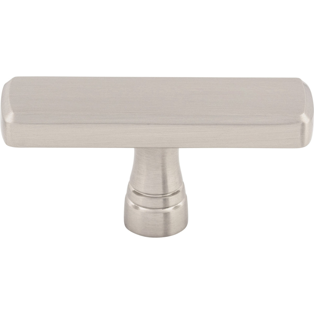 Top Knobs TK852BSN: 2-3/8" Kingsbridge T-Bar Cabinet Knob - Brushed Satin Nickel