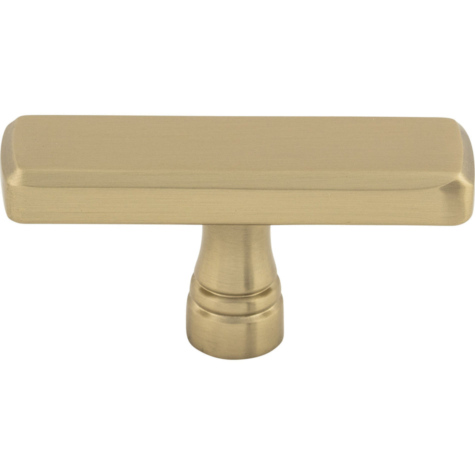 Top Knobs TK852HB: 2-3/8" Kingsbridge T-Bar Cabinet Knob - Honey Bronze