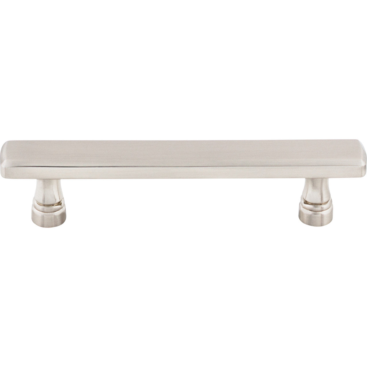 Top Knobs TK853BSN: 3-3/4" cc Kingsbridge Flat Bar Cabinet Pull - Brushed Satin Nickel